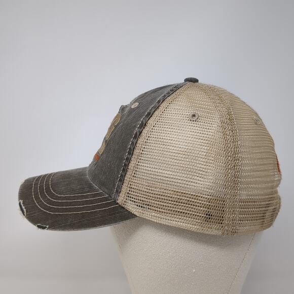 Big Wood Brewery White Bear Lake Strapback Trucker Hat Brown OS Distressed Ha - Picture 3 of 9